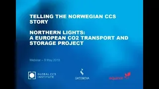 Northern Lights: A European CO2 transport and storage project