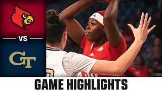 Louisville vs. Georgia Tech Game Highlights | 2023-24 ACC Women's Basketball