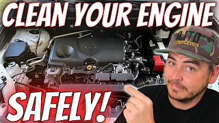 How to SAFELY Clean your Cars Engine | Car Detailing Tips and Tricks