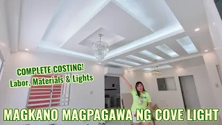 Cove & Strip Light Installation (MAGKANO ANG NAGASTOS?) Kitchen, Sala, Dining & Parking House Update