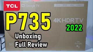 TCL P735: Unboxing and Full Review / 4K Smart TV Google TV / Does not support HDMI 2.1