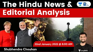 The Hindu News & Editorial Analysis | 22 January 2022 | By Shubhendra Sir #UPSC @pathfinderias