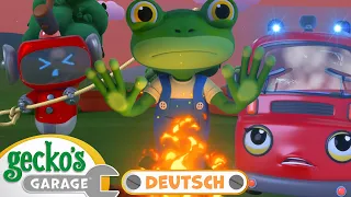 Feuerwehrauto-Desaster | 60-minütige Zusammenstellung｜Geckos Garage Deutsch｜LKW für Kinder 🛠️