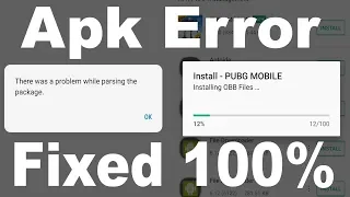 Fix Parsing Error 100% - there was a problem while parsing the package in PUBG Mobile apk -  FMS