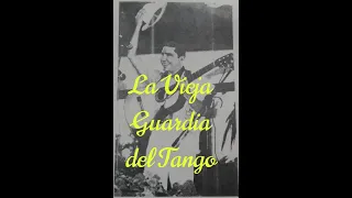 AVE NEGRA Tango Letra Dante A  Linyera Música Osvaldo Cruz Montenegro Charlo acompañado de guitarr