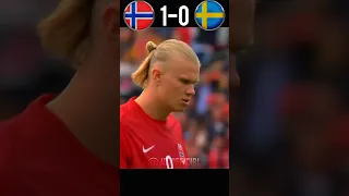 Norway vs Sweden UEFA Nations League #haaland #football #sports #youtube #shorts