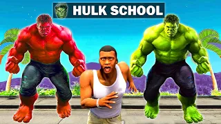 JOINING HULK SCHOOL TO BECAME GOD HULK IN GTA5 || GTA5 AVENGERS