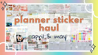 ✿ Planner Sticker Haul: April/May Orders ✿ || belleplannerco