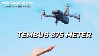 DRONE MURAH & BAGUS! Kamera 4K Sudah Ada Gimbal & EIS - Review MJX Bugs 16 Pro