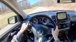 2018 Mercedes-Benz GLS550 - POV Test Drive by Tedward (Binaural Audio)