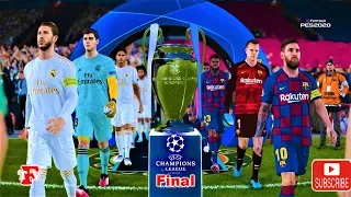 PES 2020 | Barcelona vs Real Madrid | UEFA Champions League Final | Gameplay PC