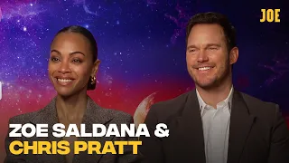 Zoe Saldana & Chris Pratt on the emotional final day of shooting Guardians of the Galaxy Vol. 3