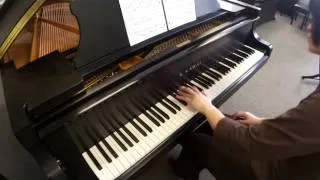 Two-Part Invention in A Minor by J. S. Bach - Left Hand Only