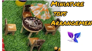 Miniature Wooden toys | Toy Storey Coimbatore | Farmhouse style setup