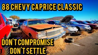 Lets check out this 80's Chevy Caprice at the Junkyard