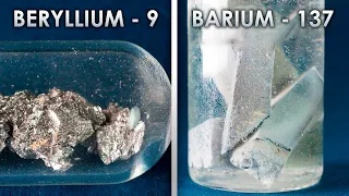 Beryllium und Bariummetalle - Sammlung von Metallen