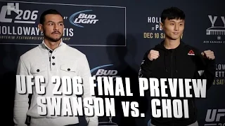 UFC 206 Final Preview: Cub Swanson vs. Dooho Choi - Robin's Got Seoul