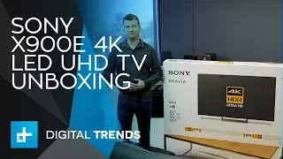 Sony X900E 4K LED UHD TV - Unboxing