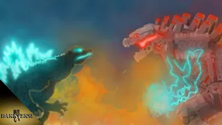 GODZILLA FINAL WARS VS MECHAGODZILLA 2021 (DC2 BATTLE)