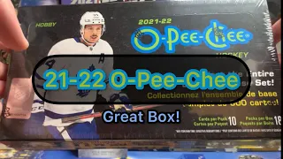 21-22 O-Pee-Chee Hockey Hobby Box Break (Great Box!)