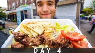 LIVING on STREET FOOD for 24 HOURS in NYC! (Day #4)