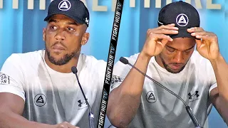 GUTTED ANTHONY JOSHUA TALKS LOSS TO OLEKSANDR USYK; GETS EMOTIONAL AT POST FIGHT PRESS CONFERENCE