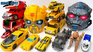 Enigma Rise of the Beasts TRANSFORMERS Toys | Yellow BUMBLEBEE Revenge x JADA Optimus Primal Robot