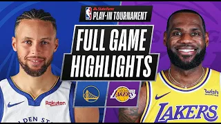 WARRIORS at LAKERS | FULL GAME HIGHLIGHTS | NBA2K21 PLAY IN TOURNAMENT SIMULATION