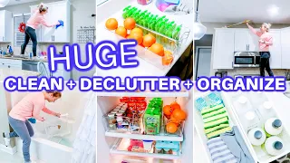 *EXTREME* CLEAN + DECLUTTER + ORGANIZE WITH ME | SPEED CLEANING MOTIVATION | KITCHEN ORGANIZATION