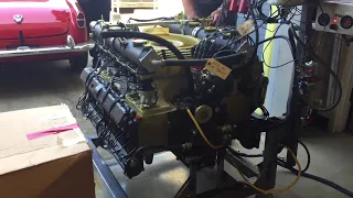 Porsche 917 engine ran on stand open header