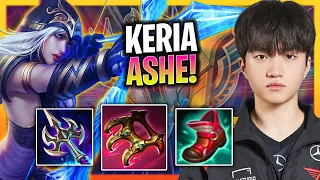 KERIA BRINGS BACK ASHE SUPPORT! | T1 Keria Plays Ashe Support vs Blitzcrank!  Season 2024