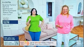 Dawn Sepulveda Modeling for Quacker Factory on QVC #plussize #clothing #qvc #shirts #quackerfactory