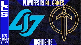 CLG vs GG Highlights ALL GAMES | LCS Playoffs 2022 Round 1 | Counter Logic Gaming vs Golden Guardian