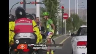 ANGRY PROFESSIONAL CYCLISTS! - FAILS