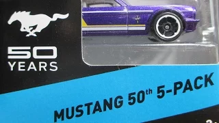 Hot Wheels Mustang 50th 5-Pack Casting Changes. Another One Bites The Dust!