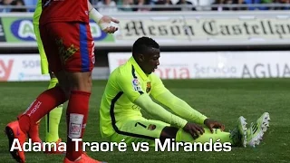 Adama Traoré vs. Mirandés | Individual Highlights | Barcelona B
