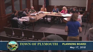 Plymouth Planning Board 5/17/18