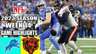 Detroit Lions vs Chicago Bears [FULL GAME] WEEK 14 | NFL Highlights TODAY 2023