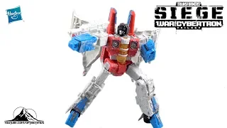 Transformers Siege Voyager Class STARSCREAM Video Review