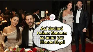 Así declaró Hakan Sabanci su amor por Hande Ercel #handeercel #handemiyy #hande #handeer #hanker