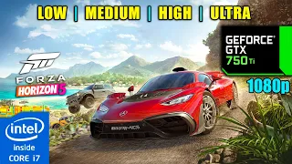 Forza Horizon 5 | GTX 750 Ti 4GB + i7-4790 | 16GB RAM | All Settings | 1080p