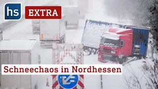 Schneechaos in Nordhessen | hessenschau extra vom 08.02.21