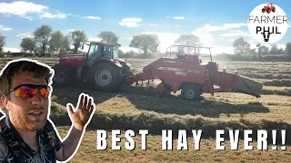 BEST HAY EVER! OUR EARLY MAY HAY HARVEST