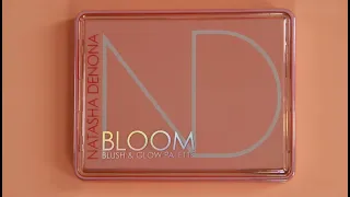 The Perfect GLOW Makeup Tutorial Using The Bloom Blush & Glow Palette | NATASHA DENONA BEAUTY