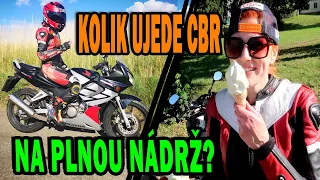 KOLIK CBR 125 R UJEDE NA PLNOU NÁDRŽ? | JE MI ZNOVU 16 | 8. DÍL