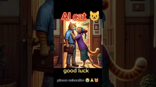 AI cat cats😭 short sad story #cutebaby #cute #cat #shorts #short #shortvideo minecraft #sad #aicat