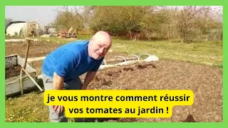 24 avril au jardin : bien préparer sa terre pour ses futurs pieds de tomates.