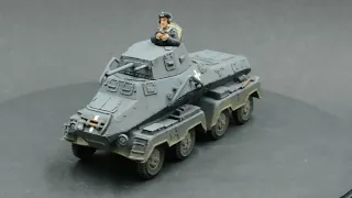Sd.Kfz. 231 Schwerer Panzerspähwagen (8-Rad) (28mm scale model from Warlord Games)