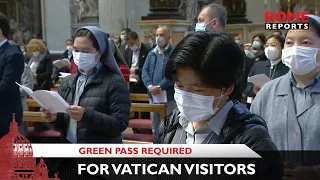 Green pass required for Vatican visitors, but not for Papal ceremonies