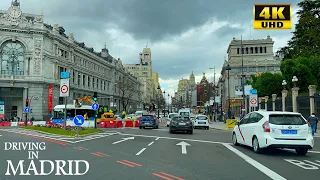 Driving in Madrid, Spain - 4K UHD - Driving Downtown - Driving Tour